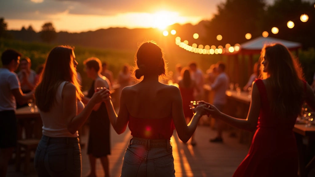 Letní festival v moravských vinnicích